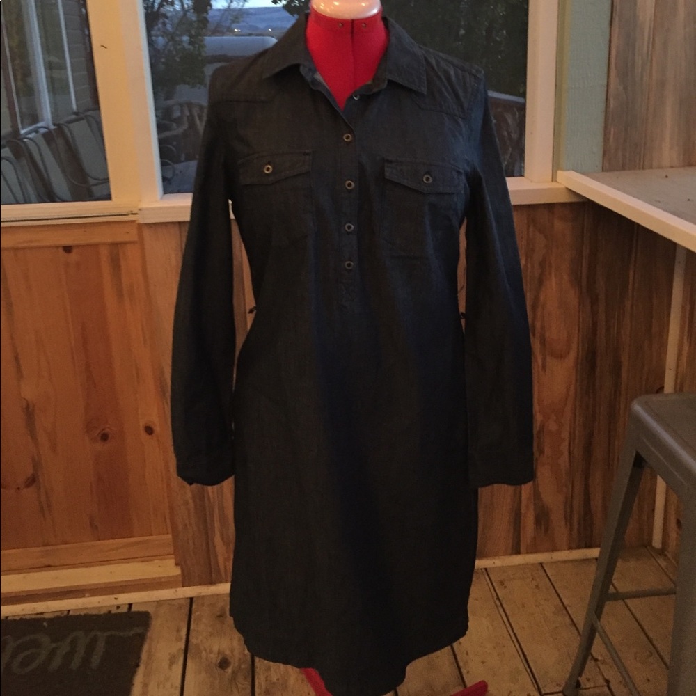 Long Sleeve Denim Dress